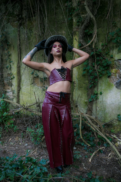 The Corset Leather Trousers