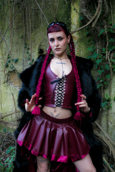 The Leather Corset Top