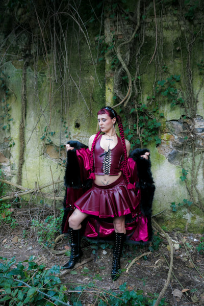 The Leather Ballerina Skirt