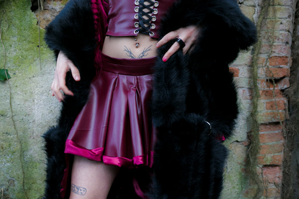 The Leather Ballerina Skirt