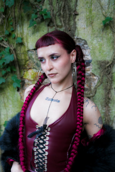 The Leather Corset Top