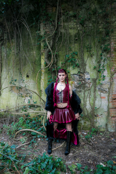 The Leather Corset Top