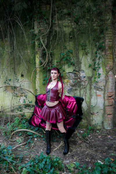 The Leather Ballerina Skirt