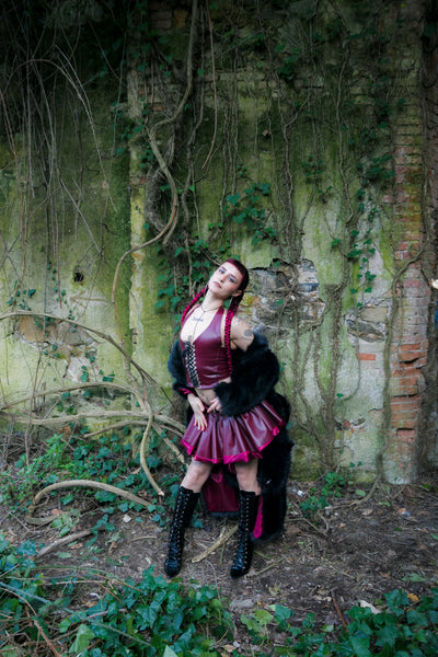 The Leather Ballerina Skirt