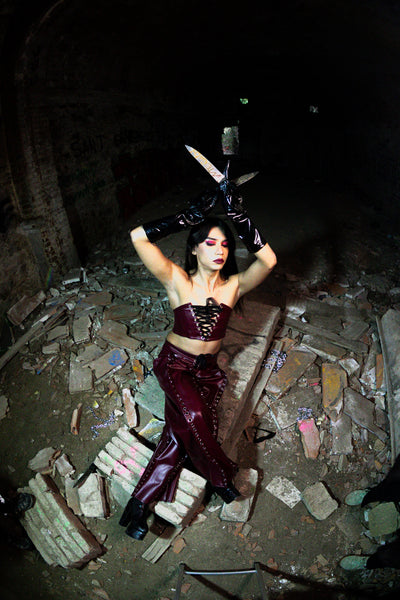 The Corset Leather Trousers