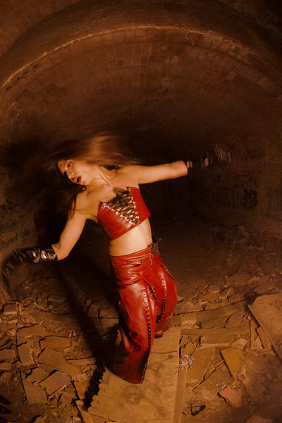 The Corset Leather Trousers