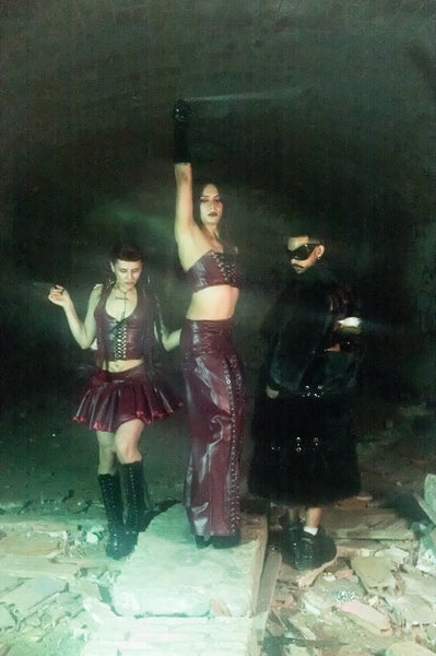 The Corset Leather Trousers